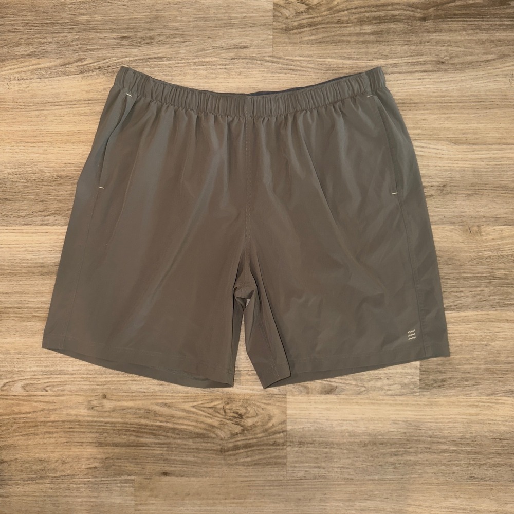 Free Fly Apparel Men's Athletic Shorts — Olive Green